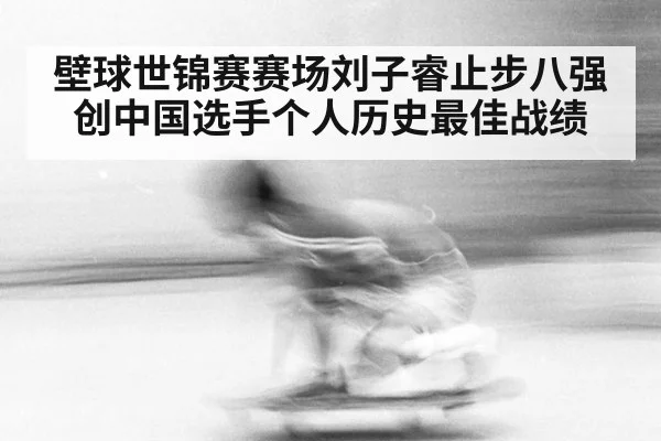 壁球世锦赛赛场刘子睿止步八强创中国选手个人历史最佳战绩